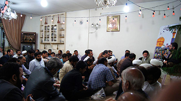  مراسم استقبال از غدیر در شب زیارتی مخصوصه حضرت امام رضا علیه السلام 